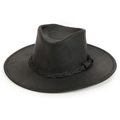 Minnetonka Leather Outback Western Hat