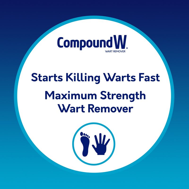Compound W Maximum Strength Fast Acting Liquid Wart Remover - 0.31 fl oz, 5 of 10