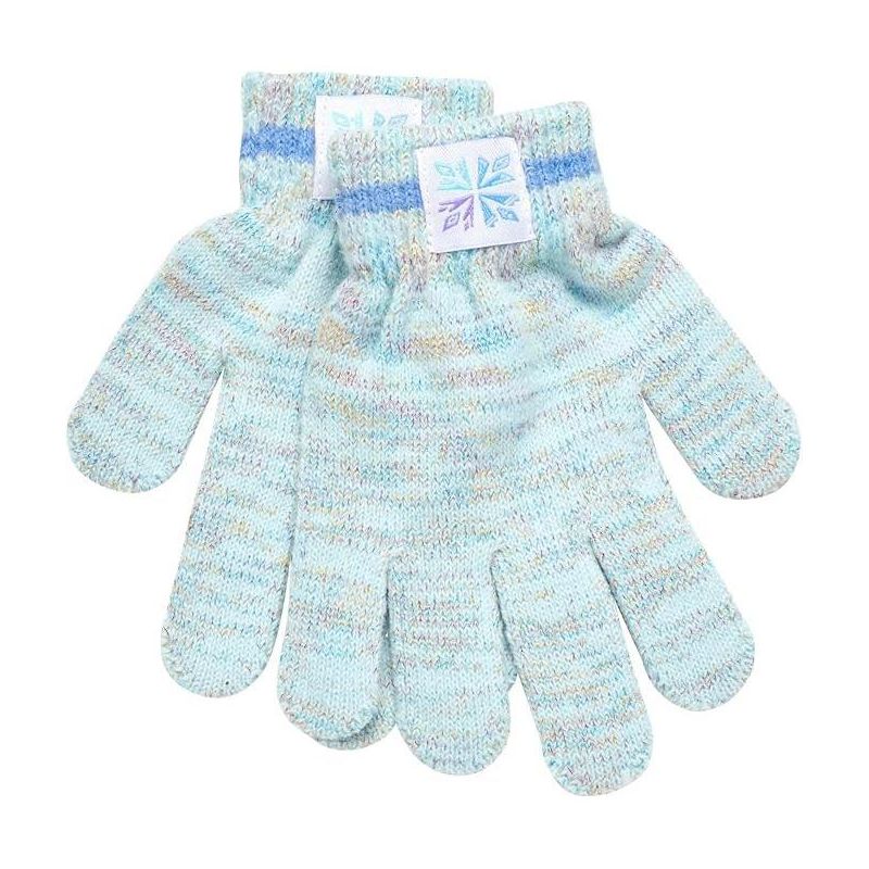 Frozen Elsa and Anna Winter Set: Little Girls 4 Pair Mittens or Gloves ,Age 2-7, 2 of 6