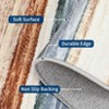 Modern Runner Rug Washable Striped Accent Carpet Non-Slip, Stain-Resistant Entry Rugs Low Pile Hallway Rug - 2 of 4