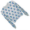 Ladies Lilo and Stitch Shirt - Ladies Classic Lilo and Stitch Tie Dye Skimmer Long Sleeve T-Shirt (Heather Grey, Large) - 3 of 4
