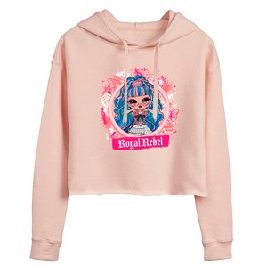 Women's - LOL Surprise! - Royal Rebel Cropped Graphic Hoodie - 1 of 3