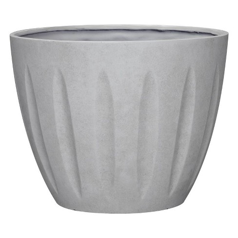 L&G Solutions 13 in. H X 16 in. D Polyresin Spritzer Planter Stone - image 1 of 1