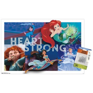 Trends International Disney Princess - Heart Unframed Wall Poster Prints - 1 of 4