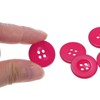 Unique Bargains Resin Craft DIY Round Flat 4-Hole Replacement Sewing Buttons 10 Pcs - 4 of 4