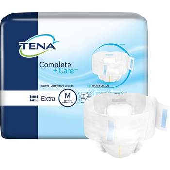 TENA Complete +Care Incontinence Briefs, Moderate Absorbency, Unisex