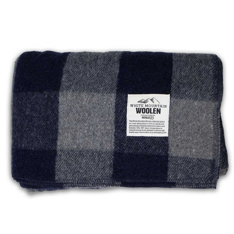 Minus33 Merino Wool M33 - Lodge Twin Blanket White Mountain Woolen, 2 of 7