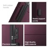 PURPLE 3-Piece Premium ABS Luggage Set-20", 24", and 28" Suitcases with Silent Spinner Wheels, and TSA-Approved Lock-Durable - 3 of 4