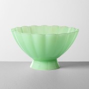Milk Glass Scalloped Bowl Green - Hearth & Hand™ with Magnolia