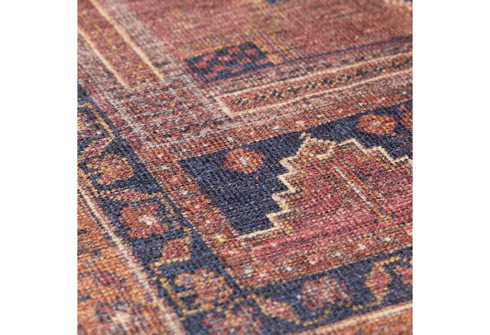 Hauteloom Rectangle Area Rug   Dark Pink