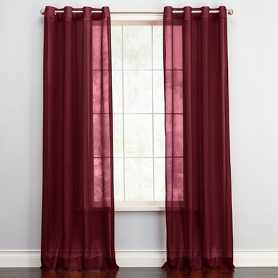 BrylaneHome BH Studio Sheer Voile Grommet Panel