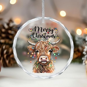 Highland Cow Ornaments, Gifts for Cow Lovers, Highland Cows Gifts Ornaments for Christmas Tree, Christmas Cow Decorative - 1 of 3