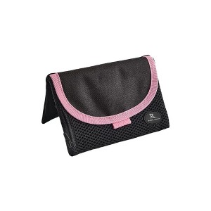 Running Buddy Magnetic Buddy Pouch, Beltess, Chafe and Bounce Free, Runners Fanny Pack - 5-7/8" L x 4" W - Black and Pink - 1 of 4