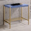 24/7 Shop At Home Everbay Writing Desk with Power and USB Plug - 2 of 4