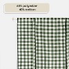 Buffalo Check Plaid Gingham Tie-Up Window Single Curtain by Sweet Home Collection® - image 3 of 3