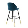 Modway Cordial Fabric Bar Stools – Set of 2 – Mid-Century Modern Upholstered Barstools with Chrome Base and Adjustable Swivel - 4 of 4