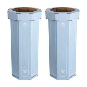 happimess Fleur 25-Gallon Traditional Classic Disposable Corrugated Cardboard Event Trash Can and Recycling Bin - 1 of 4