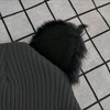 Anna-Kaci Women's Cat Ear Knit Beanie - Faux Fur Ears with Heart Whisker Embroidery for Cute Casual Winter Wear - 4 of 4