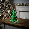 Green Pine Tree Ekkolight 11.75"H Acrylic Holiday Décor with Infinity Light Effect by Melrose - 2 of 4