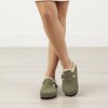 CUSHIONAIRE Haven Genuine Leather Clogs for Women – Faux Fur Lined  Slip-On Womens Shoes with Cork Footbed and Adjustable Buckle - 4 of 4
