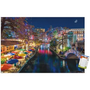 Trends International Beth Sheridan - San Antonio Holiday Unframed Wall Poster Prints - 1 of 4