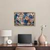 Art Remedy Jewel Flowers Colorful buterfly and flowers wall art Framed - 4 of 4