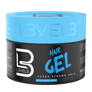 L3 - Hair Gel - Super Strong Hold - Flake Free - Long Lasting Shine - For Men and Women - Level 3 Gel - Add Volume and Texture - 1 of 4