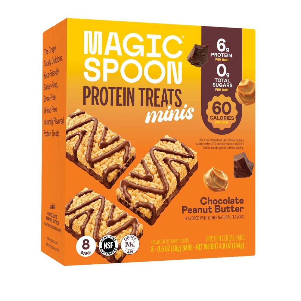 Magic Spoon Minis Chocolate Peanut Butter Protein Treat - 4.8oz/8ct