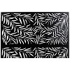 PAGED Privacy Screen Modern 76" H×48" W Metal Fence Partition Panel with Leaf Pattern for Patio Garden Room Divider - 3 of 4