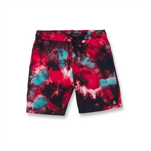 Volcom Boys Saturate Trunks, Red - S : Target