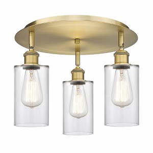 Clymer - 3 Light Flush Mount In Art Deco Style-9.38 Inches Tall and 15.63 Inches Wide - 1 of 1