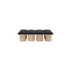 Meridian Furniture,Pavilion Black Boucle Fabric Bench - 2 of 4