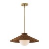 Kalena 19.5" Pendant - PND4200 - Natural/Brass - Safavieh - 2 of 4