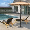 Pellebant 30lb Steel Umbrella Base Holder Square Weighted Stand for Outdoor Market Umbrella - 3 of 4