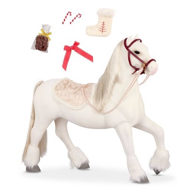 Our Generation Clydesdale Horse Holiday Toy Accessory Set For 18 Dolls Target