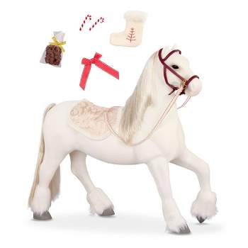 Our Generation Clydesdale Horse Holiday Toy Accessory Set for 18" Dolls