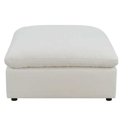 Haven Ottoman White - Picket House Furnishings: Mid-century Modern ...