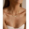 Molenia Celestial Moon Necklace for Women, 14K Gold Plated Moonstone New Full Moon Phase Lunar Pendant Chain Necklace Boho Spiritual Jewelry - 3 of 4