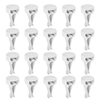 100pcs 7/8/10 mm White Plastic Rivets Clips Car Door Panel Retainer  Fasteners Screws w Remover Removal Tool