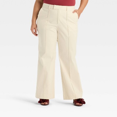 Women's High-Rise Flare Chino Pants - A New Day™