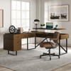 Cyill L shape lift top office desk | ARTFUL LIVING DESIGN - 3 of 4