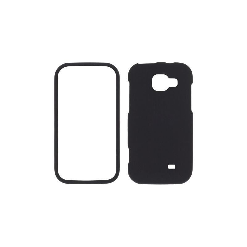 Sprint Two piece Soft Touch Snap-On Case for Samsung Transform M920 - Black, 1 of 2