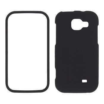 Sprint Two piece Soft Touch Snap-On Case for Samsung Transform M920 - Black
