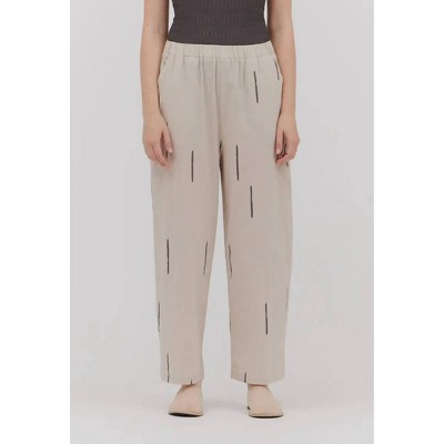 Women's Abstract Cotton Print Pants - GRADE & GATHER