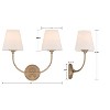 Crystorama Lighting Sylvan 2 - Light Sconce in  Vibrant Gold - 4 of 4
