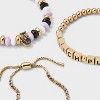 SUGARFIX by BaubleBar Witch Please Bracelet Set - Gold/Black/Pink - 4 of 4