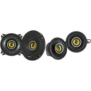 Kicker 46CSC44 CS-Series CSC4 4-Inch (100mm) Coaxial Speakers w/ 46CSC354 3.5" Coaxial Bundle - 1 of 4