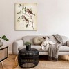 Stupell Industries Birds with Vintage Cursive Canvas Wall Art - 2 of 4