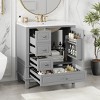 Christopher Knight Home Thomas 30" Bathroom Vanity with Sink, One Door with Shelf and Three Drawers - 2 of 4
