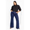 Women's Plus Size Kiss Me Quick Elbow Sleeve Shirt - black | CITY CHIC - 2 of 4